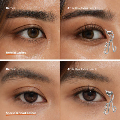 [BUNDLE] Cafe Mad Tea Cup & Kok Extra Lentik - Patented Eyelash Curler + Free Blind Box