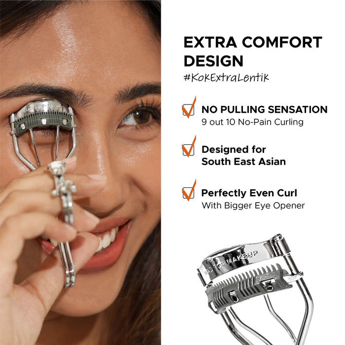 [BUNDLE] Cafe Mad Tea Cup & Kok Extra Lentik - Patented Eyelash Curler + Free Blind Box