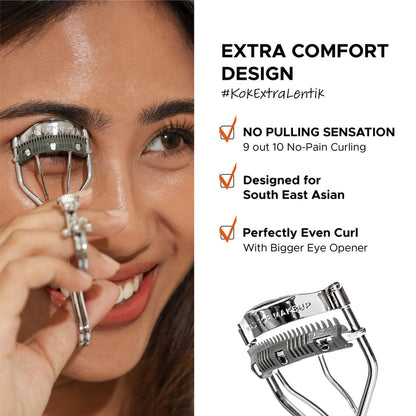 [BUNDLE] Cafe Mad Tea Cup & Kok Extra Lentik - Patented Eyelash Curler + Free Blind Box