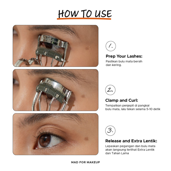 [BUNDLE] Cafe Mad Tea Cup & Kok Extra Lentik - Patented Eyelash Curler + Free Blind Box