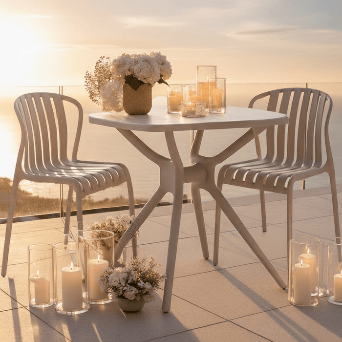 Burbeck Putty Outdoor Dining Chair Outdoor