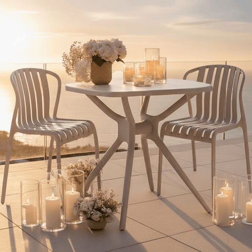 Burbeck Putty Outdoor Dining Chair Outdoor