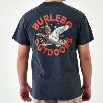 Burlebo Men's Old School Duck Hunt Short Sleeve Tee
