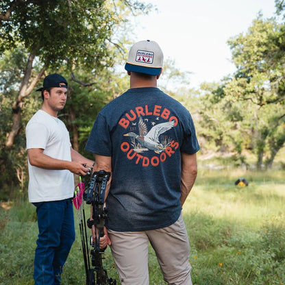 Burlebo Men's Old School Duck Hunt Short Sleeve Tee