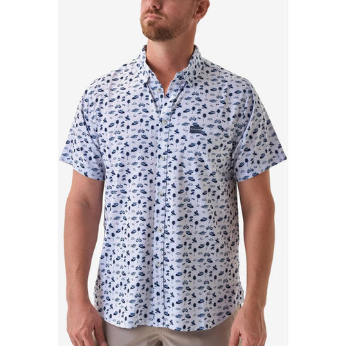 Burlebo's Men's Performance Short Sleeve Button Up Shirt