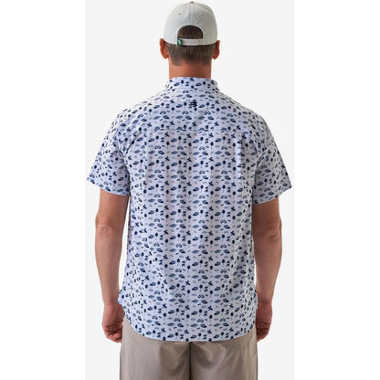 Burlebo's Men's Performance Short Sleeve Button Up Shirt