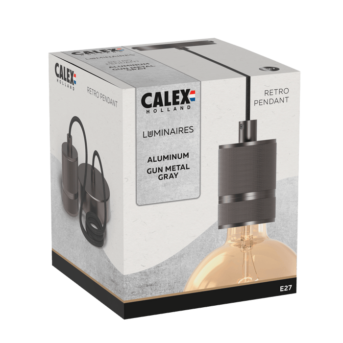 Calex Pendant Light - E27 - Grey