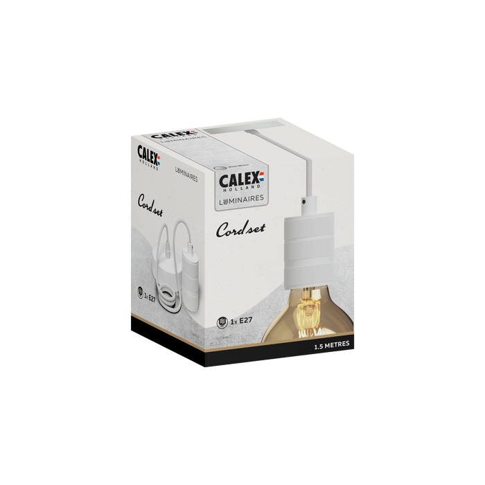 Calex Pendant Light - E27 - White