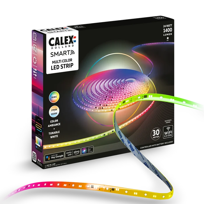 Calex Smart Led Strip Light - 30m - RGBCCTIC