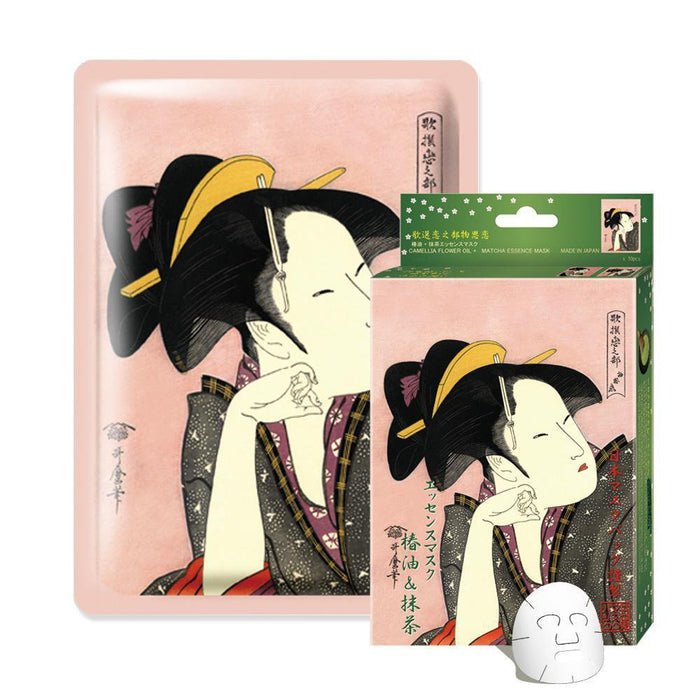 CAMELLIA + MATCHA - 5 buc - Set Masti de Fata Tip Servetel Pentru Calmare - skinseen.ro