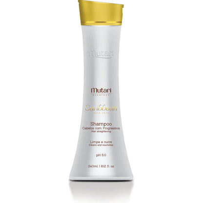 CARIBBEAN SET 2 STEPS - Shampoo 300ml/ 10.58fl oz + Conditioner 300g / 10.58oz - Strand repair line. Replenish the hair mass, ideal for after bleaching, keratin and botox. SULFATE FREE SHAMPOO.