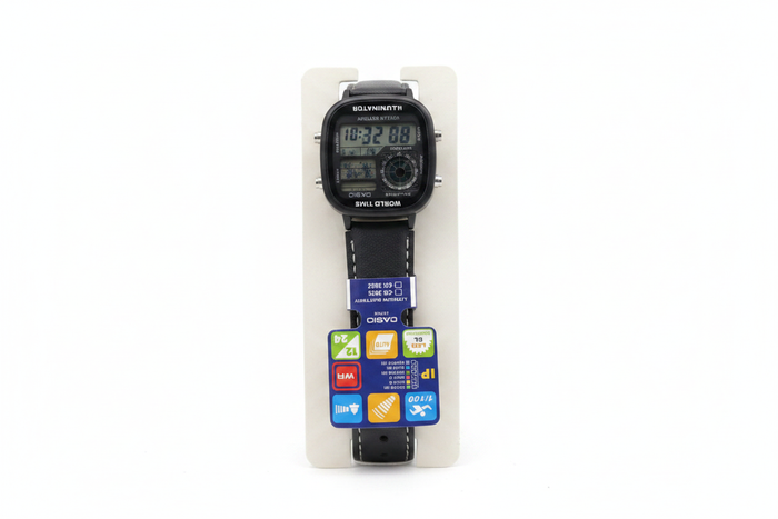 Casio Illuminator World Time Digital Watch