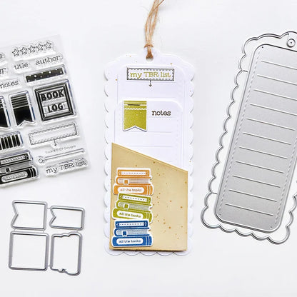 Catherine Pooler - Stamp & Die Set - Track It. Available at Embellish Away located in Bowmanville Ontario Canada. Example by brand ambassador.