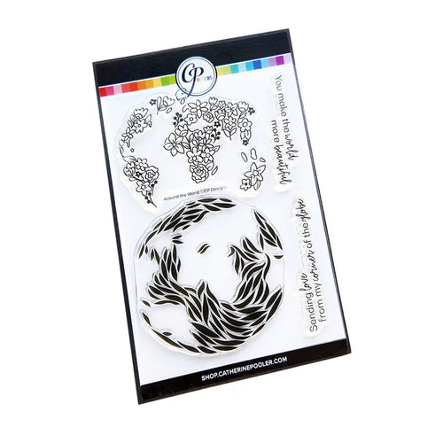 Catherine Pooler - Stamp Set - Around the World. Available at Embellish Away located in Bowmanville Ontario Canada.