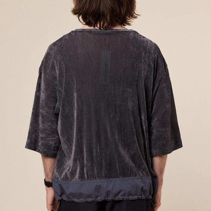 CCP - ST-AB107 Tulle Flocked T-Shirt - Grey
