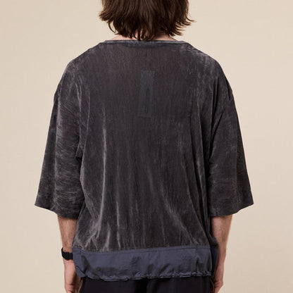 CCP - ST-AB107 Tulle Flocked T-Shirt - Grey