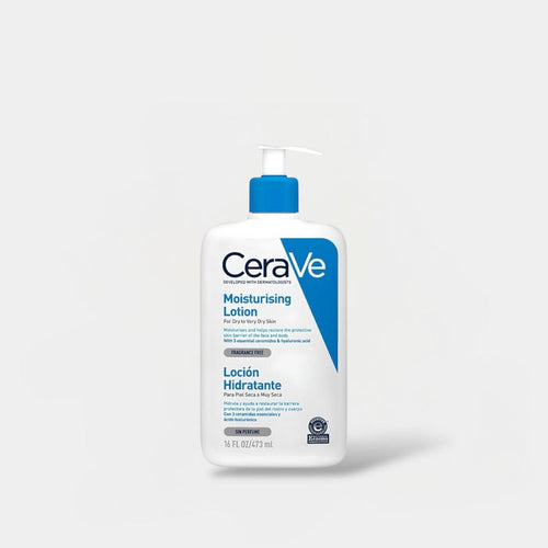 Cerave Daily Moisturizing Lotion - Dry to Very Dry skin (UK Version) لوشن الترطيب اليومي من سيرافي - للبشرة الجافة إلى الجافة جدًا - Princess Cosmetics Qatar