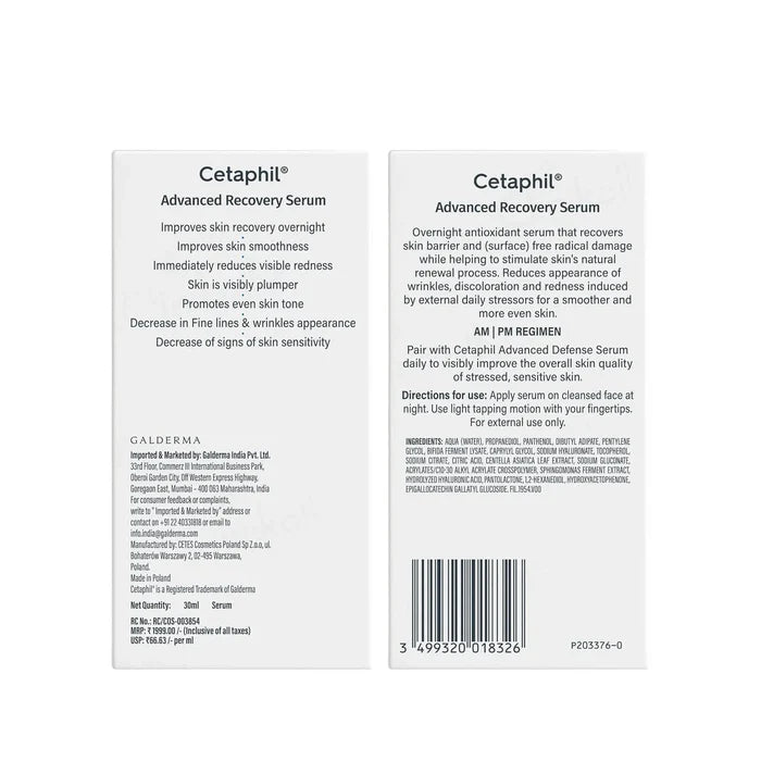 Cetaphil Advanced Recovery PM Serum