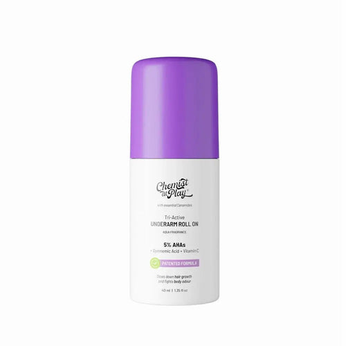 Chemist At Play Tri-Active Underarm Roll On Aqua - 40ml