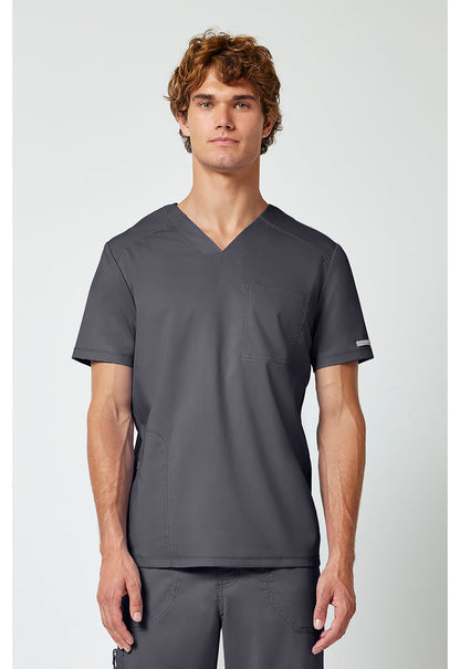 Cherokee Workwear Mens 1-Pocket V-Neck Tuck In Scrub Top