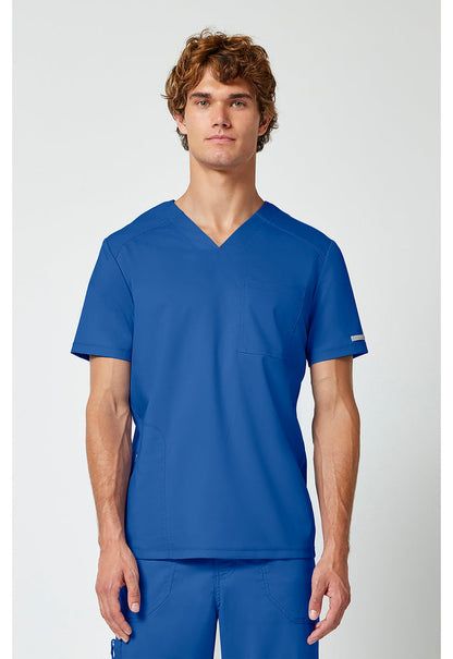 Cherokee Workwear Mens 1-Pocket V-Neck Tuck In Scrub Top