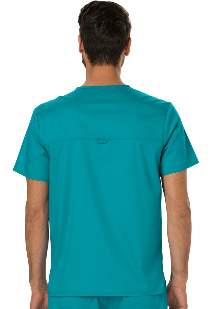 Cherokee Workwear Revolution Mens 1-Pocket Tuck In V-Neck Scrub Top