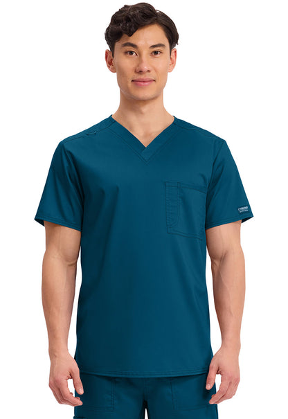 Cherokee Workwear Revolution Unisex 1-Pocket Tuck In V-Neck Scrub Top