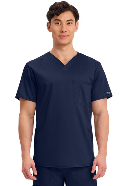 Cherokee Workwear Revolution Unisex 1-Pocket Tuck In V-Neck Scrub Top