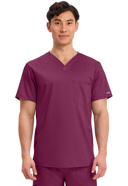Cherokee Workwear Revolution Unisex 1-Pocket Tuck In V-Neck Scrub Top