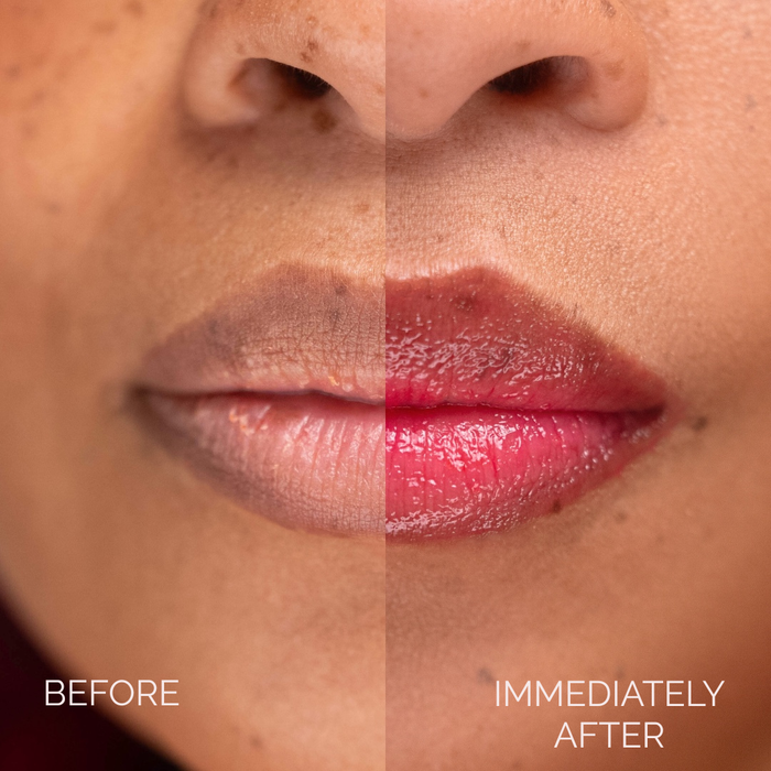 cherry lip sleeping mask for dry lips overnight before and after