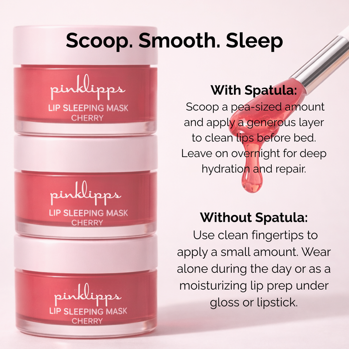 cherry lip sleeping mask for dry lips overnight. how to use cherry lip sleeping mask