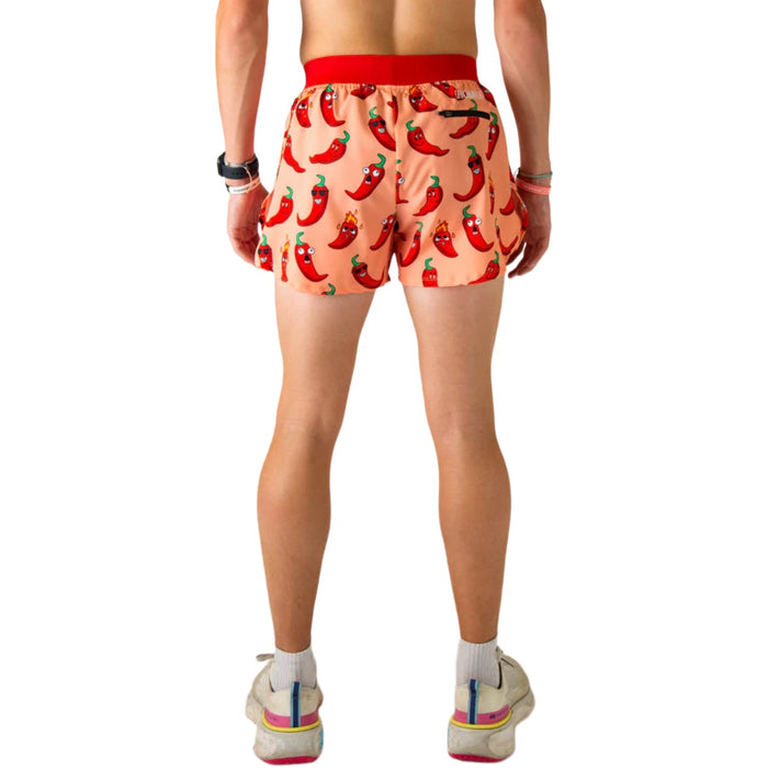 ChicknLegs Men's Chase Pack Chilis Half Split Shorts 4"