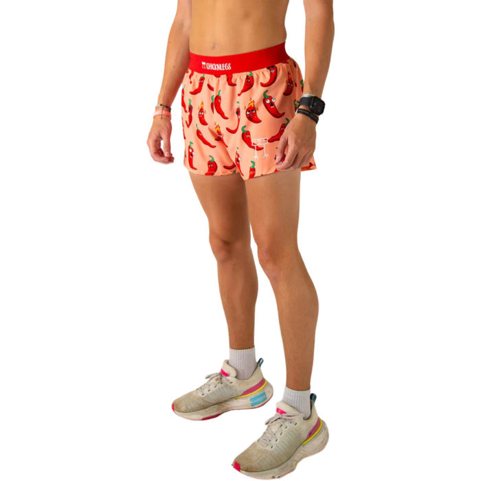 ChicknLegs Men's Chase Pack Chilis Half Split Shorts 4"