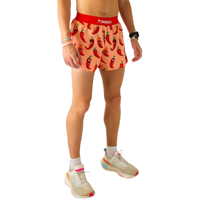 ChicknLegs Men's Chase Pack Chilis Half Split Shorts 4"