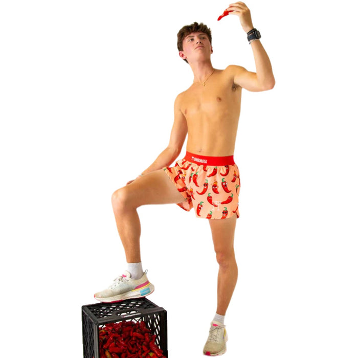 ChicknLegs Men's Chase Pack Chilis Half Split Shorts 4"