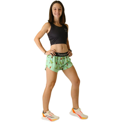 ChicknLegs Women's Dino-sore Split Shorts 1.5"