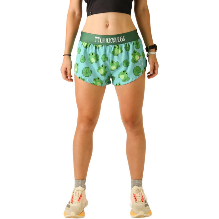 ChicknLegs Women's Froggies Split Shorts 1.5"