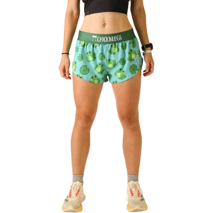 ChicknLegs Women's Froggies Split Shorts 1.5"