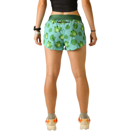 ChicknLegs Women's Froggies Split Shorts 1.5"