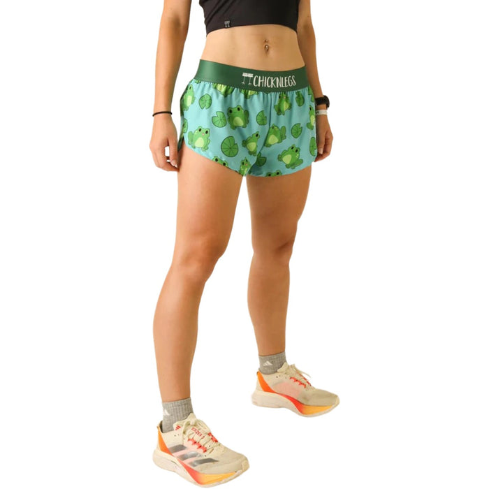 ChicknLegs Women's Froggies Split Shorts 1.5"