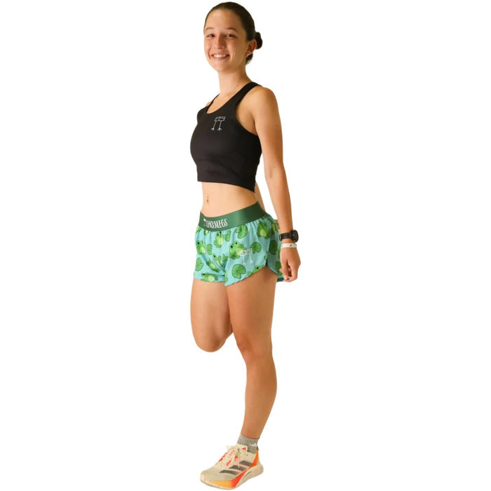 ChicknLegs Women's Froggies Split Shorts 1.5"
