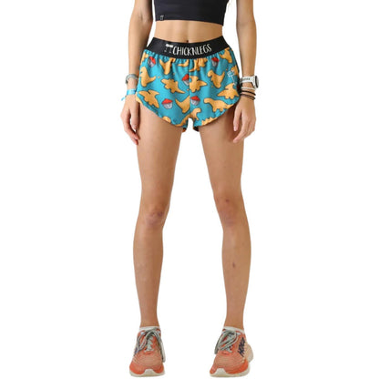 ChicknLegs Women's Nuggets Split Shorts 1.5"