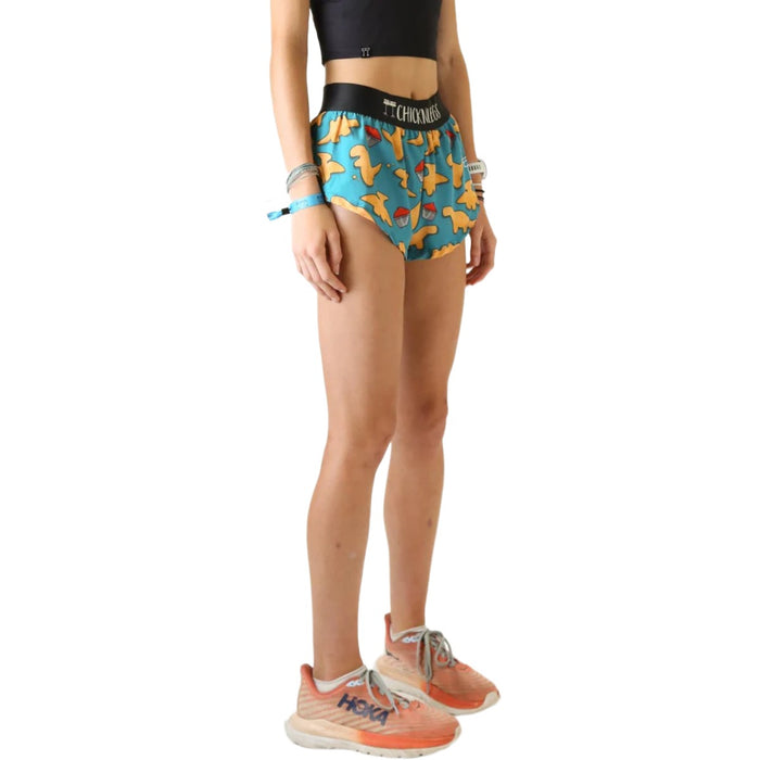 ChicknLegs Women's Nuggets Split Shorts 1.5"