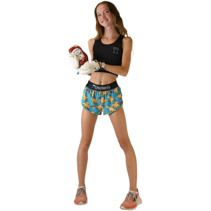ChicknLegs Women's Nuggets Split Shorts 1.5"