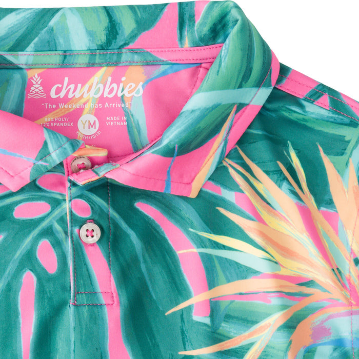 Chubbies Kid's Birds of Paradise Polo