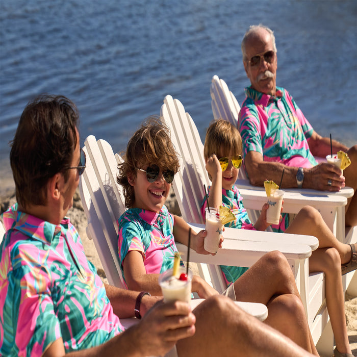 Chubbies Kid's Birds of Paradise Polo