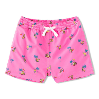 Chubbies Kids Dino Racers Toddler Swim Trunks