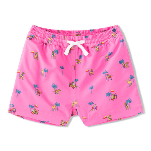 Chubbies Kids Dino Racers Toddler Swim Trunks