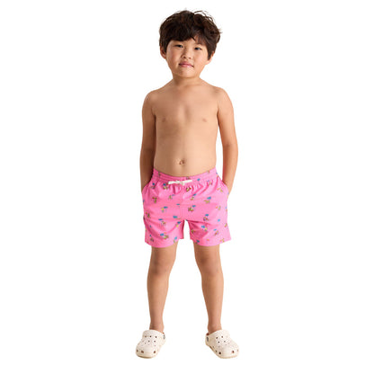 Chubbies Kids Dino Racers Toddler Swim Trunks