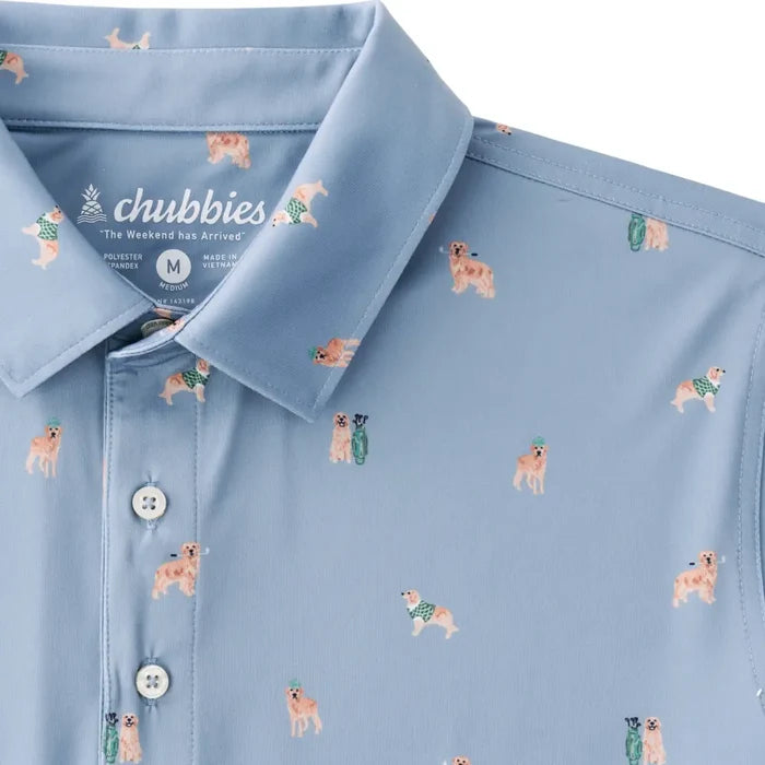 Chubbies Men's Barkin' Up Wrong Tree Performance Polo